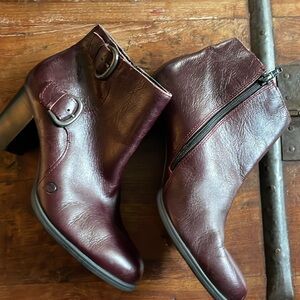 Born leather booties